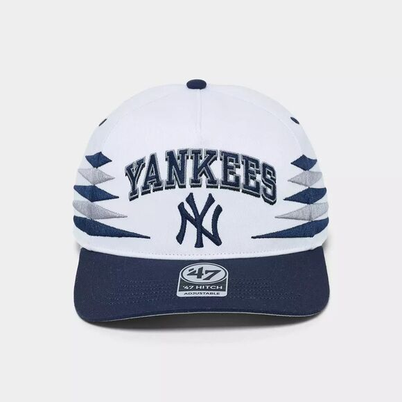 ‘47 Brand Other - '47 Brand New York Yankees MLB Diamond Hitch Adjustable Snapback Hat White/Navy